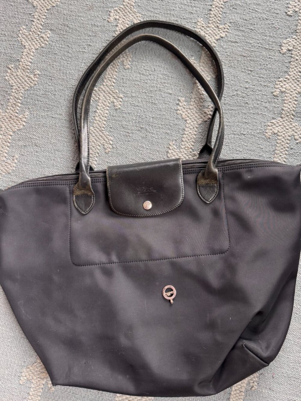 Longchamp Black Le Pliage M Tote bag - Picture 2 of 6